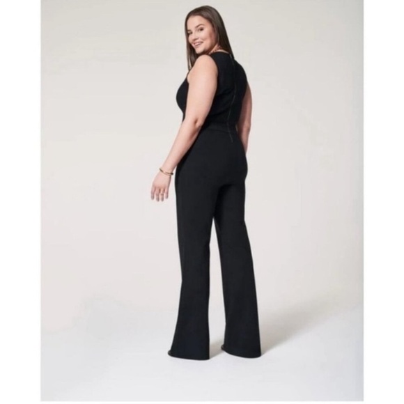 SPANX The Perfect Sleeveless Jumpsuit Classic Black NWT 2xl - Picture 2 of 7